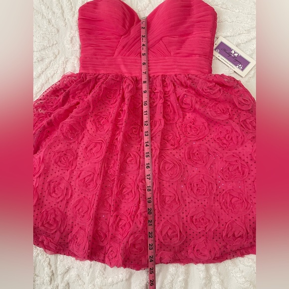 NWT Sparkly Pink Semi-Formal Dress - Picture 7 of 10